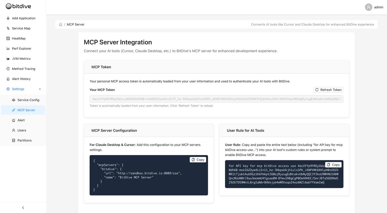 BitDive MCP Server Configuration