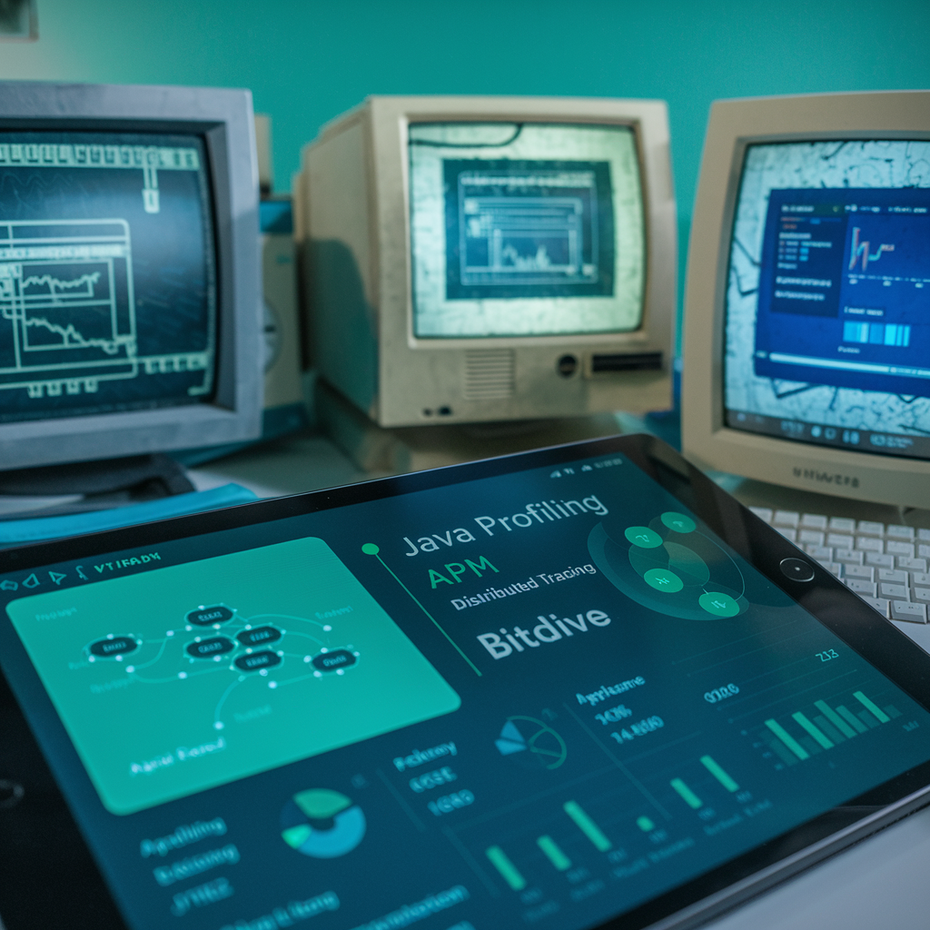 Comparison of traditional profiling tools versus BitDive's modern approach to Java application monitoring