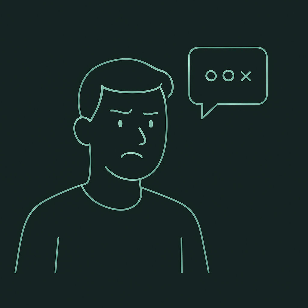 Developer frustrated with AI coding assistant providing inaccurate suggestions